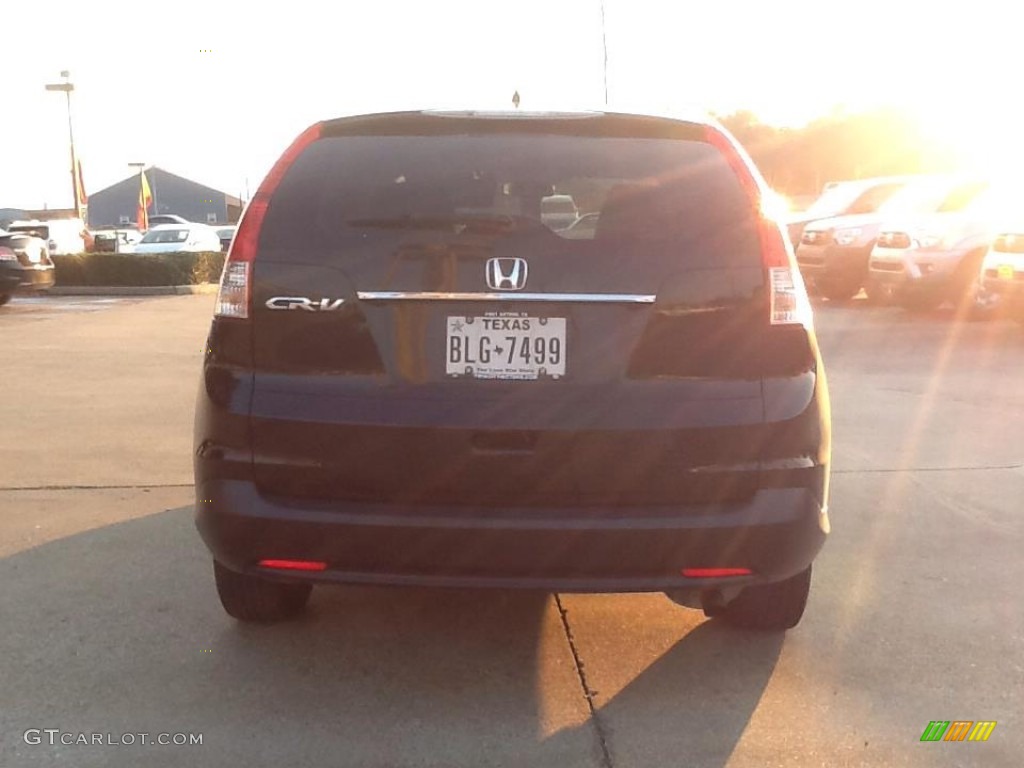 2012 CR-V EX - Crystal Black Pearl / Black photo #3