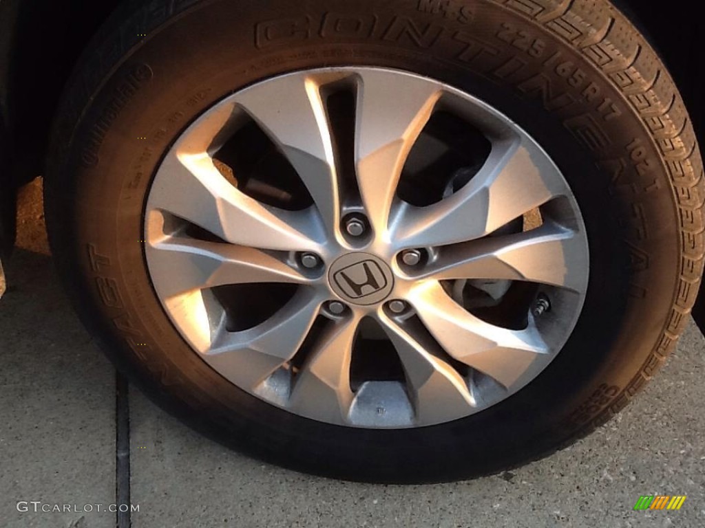 2012 CR-V EX - Crystal Black Pearl / Black photo #4