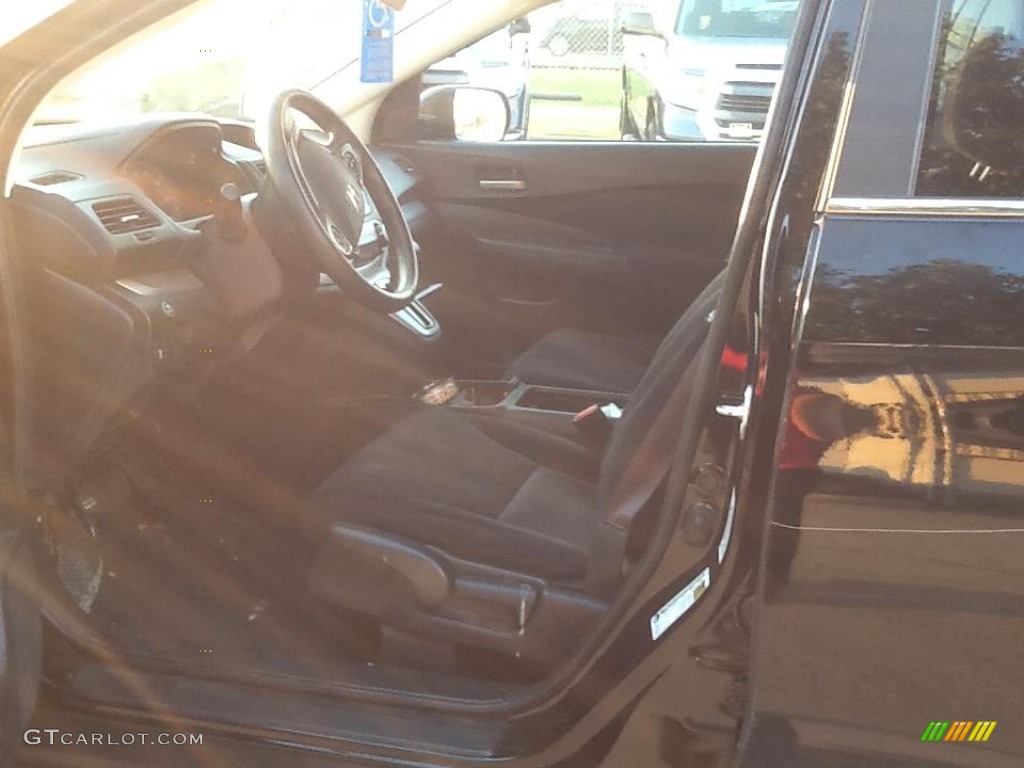 2012 CR-V EX - Crystal Black Pearl / Black photo #6