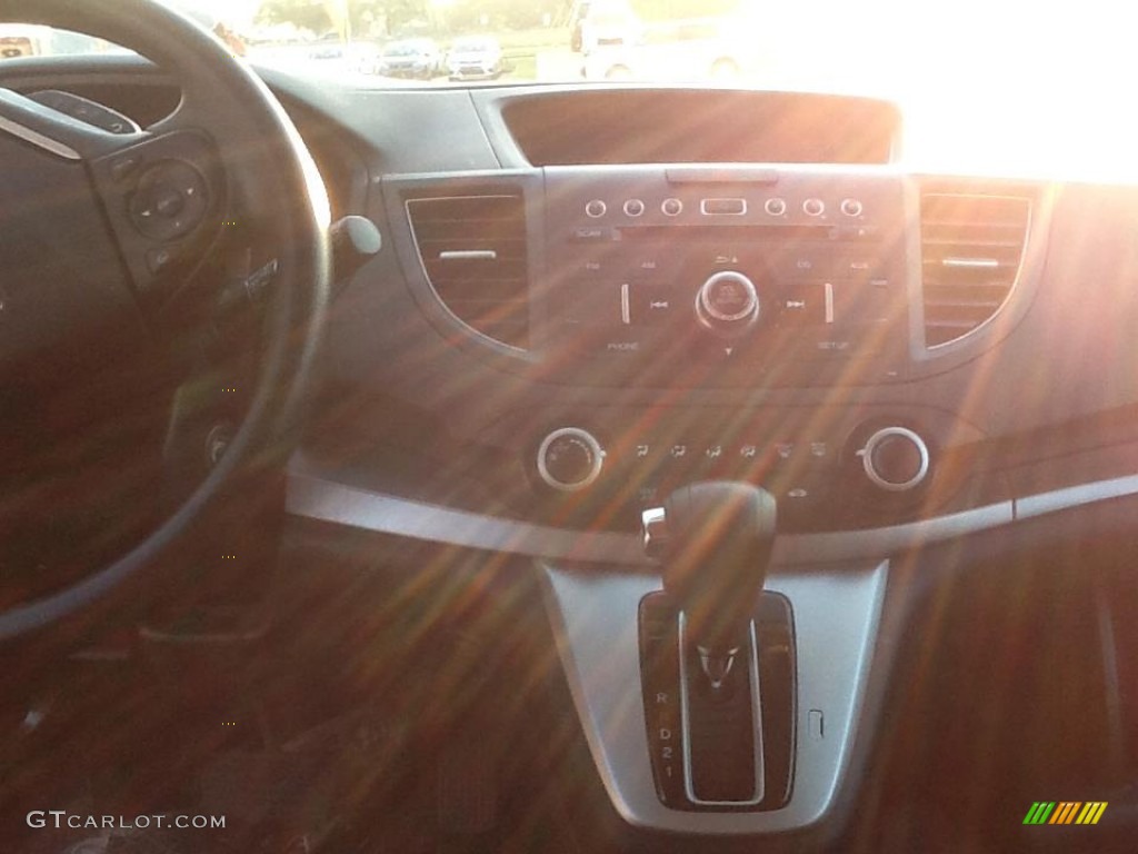 2012 CR-V EX - Crystal Black Pearl / Black photo #7