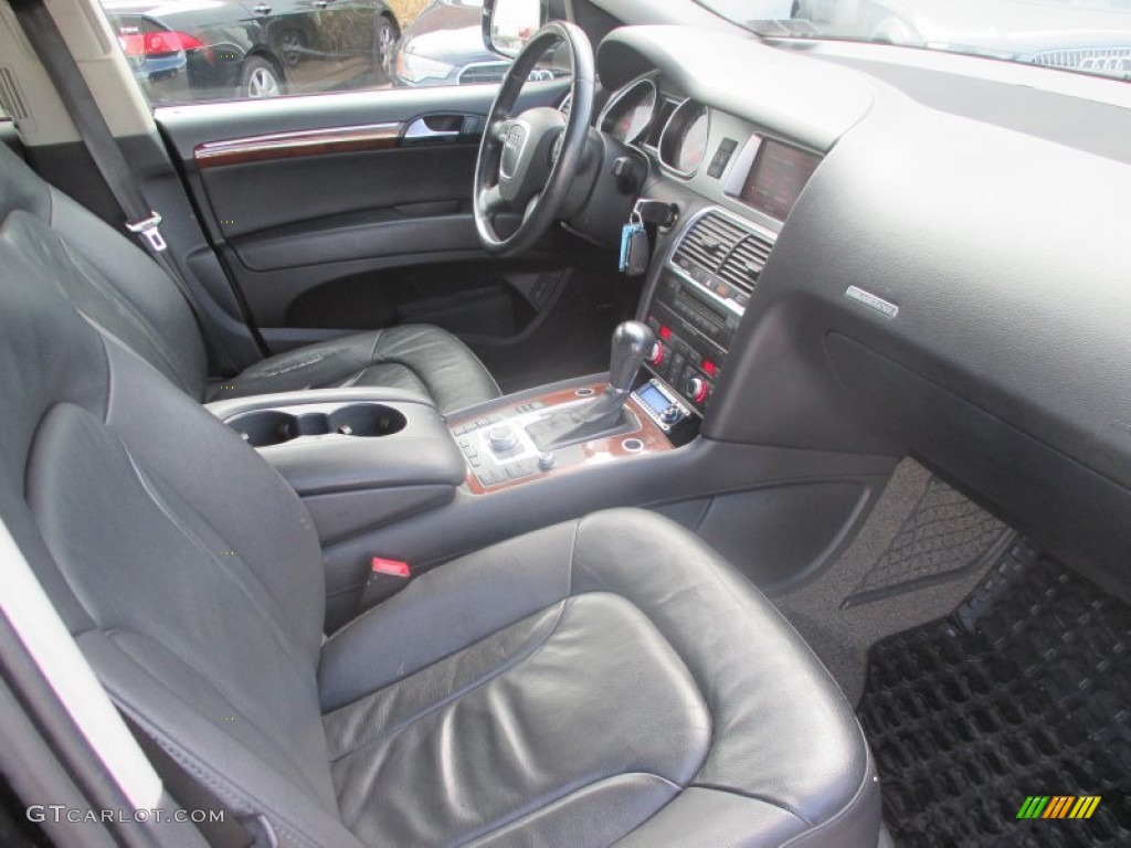 Black Interior 2007 Audi Q7 3.6 Premium quattro Photo #98901049