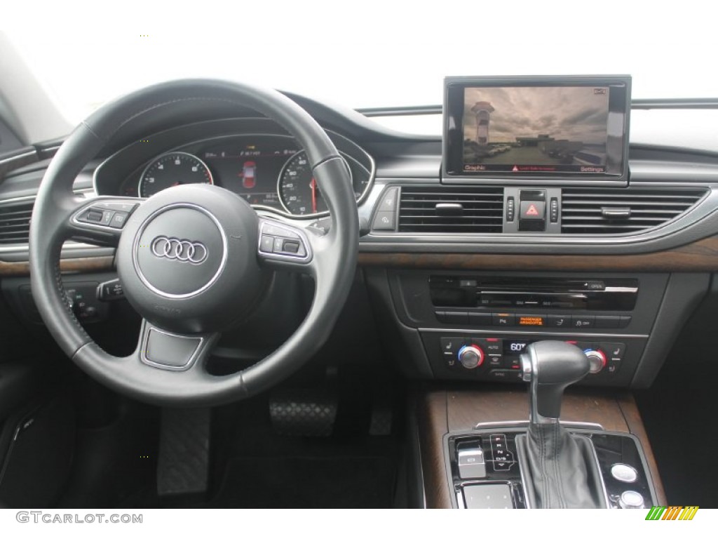 2012 Audi A7 3.0T quattro Premium Black Dashboard Photo #98901126