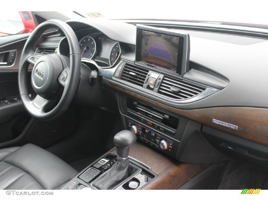 2012 Audi A7 3.0T quattro Premium Black Dashboard Photo #98901292