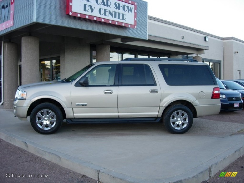 2008 Expedition EL XLT 4x4 - Pueblo Gold Metallic / Camel photo #2