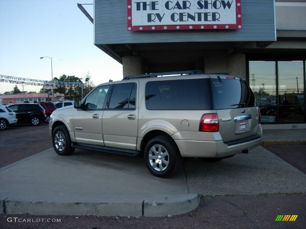 2008 Expedition EL XLT 4x4 - Pueblo Gold Metallic / Camel photo #3