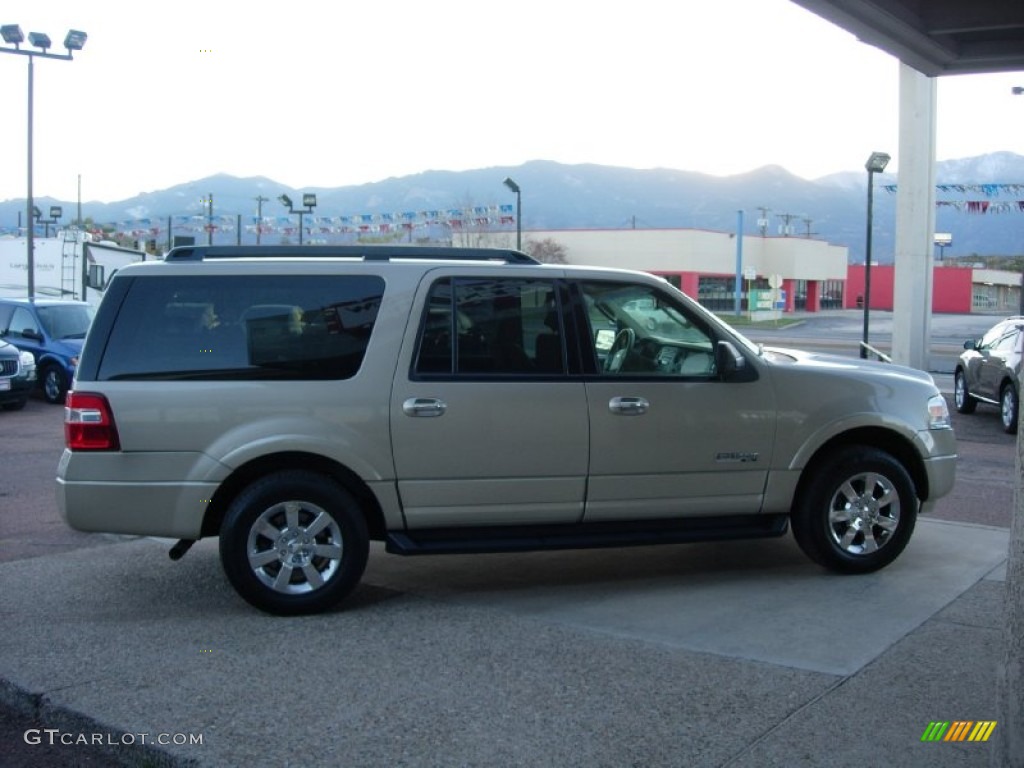2008 Expedition EL XLT 4x4 - Pueblo Gold Metallic / Camel photo #5
