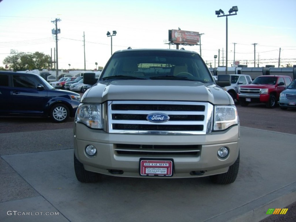 2008 Expedition EL XLT 4x4 - Pueblo Gold Metallic / Camel photo #7