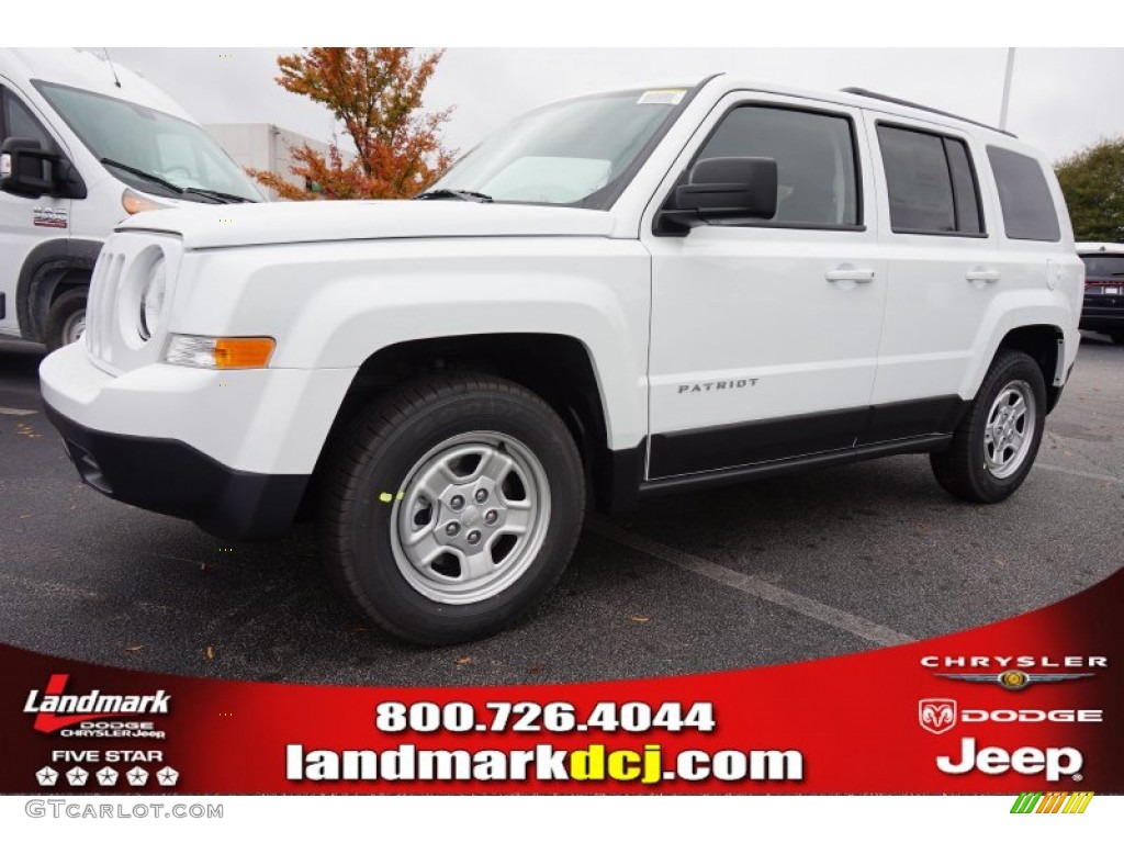 Bright White Jeep Patriot