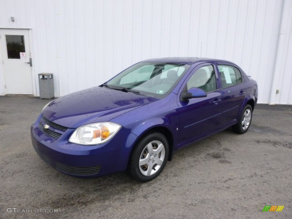 2007 Cobalt LT Sedan - Laser Blue Metallic / Gray photo #1