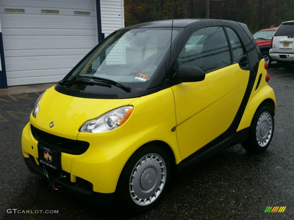 2008 fortwo pure coupe - Light Yellow / Grey photo #1