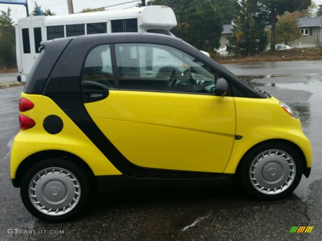 2008 fortwo pure coupe - Light Yellow / Grey photo #6
