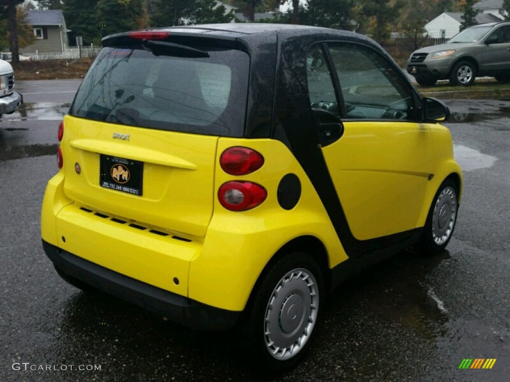 2008 fortwo pure coupe - Light Yellow / Grey photo #10