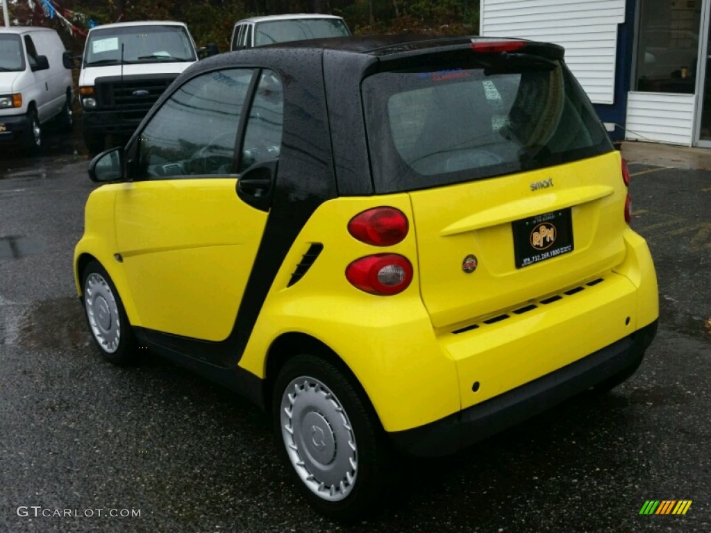 2008 fortwo pure coupe - Light Yellow / Grey photo #12