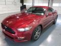 2015 Ruby Red Metallic Ford Mustang EcoBoost Premium Coupe  photo #3