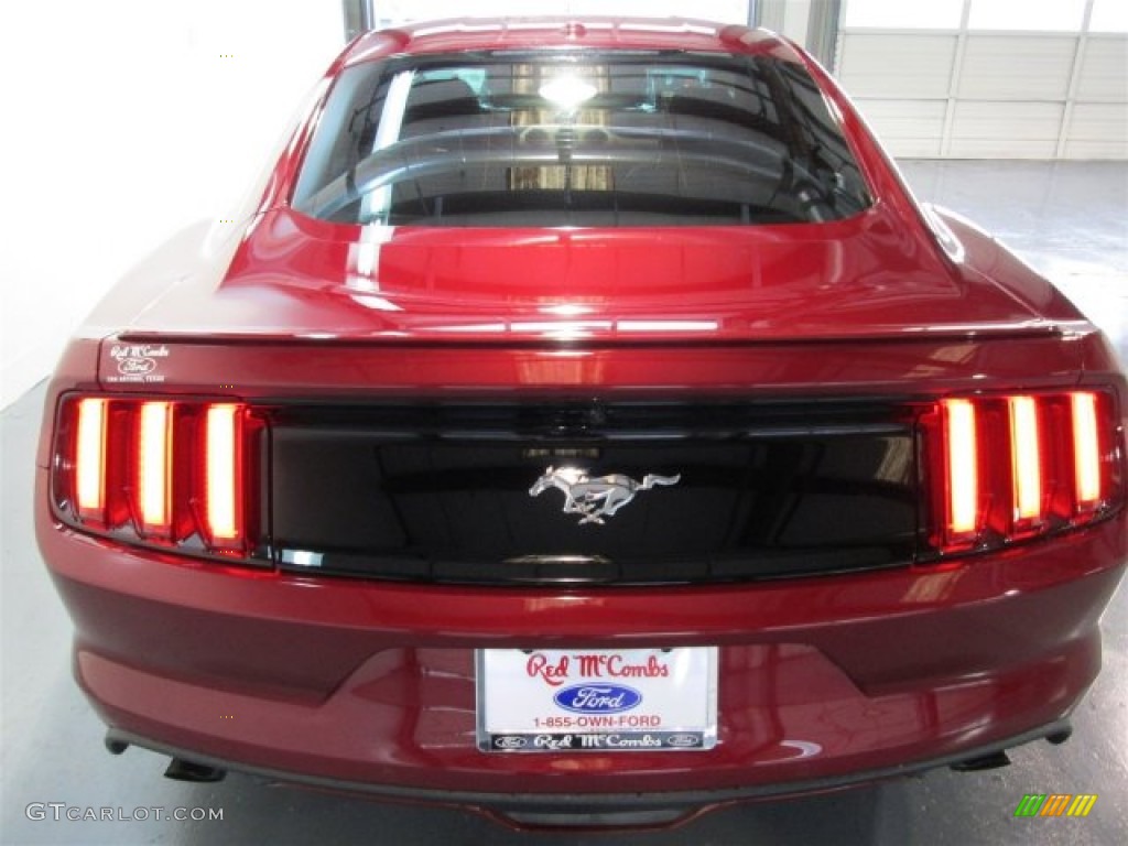 2015 Mustang EcoBoost Premium Coupe - Ruby Red Metallic / Ebony photo #5