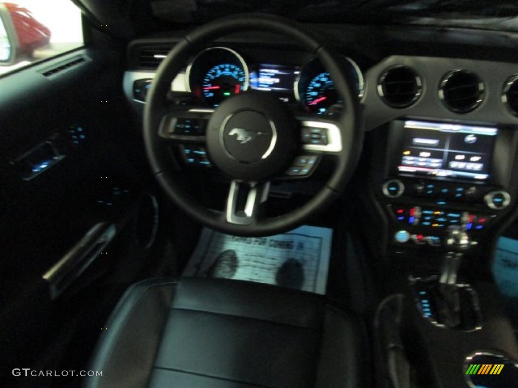 2015 Mustang EcoBoost Premium Coupe - Ruby Red Metallic / Ebony photo #9