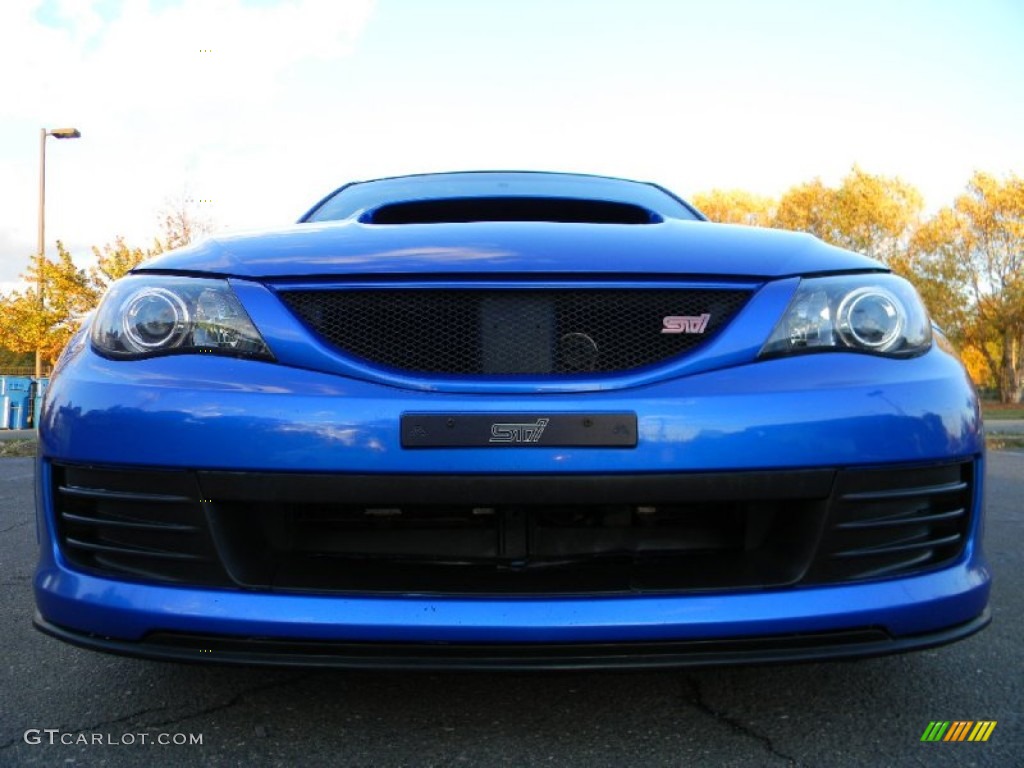 2008 Impreza WRX STi - WR Blue Mica / Carbon Black/Graphite Gray Alcantara photo #4