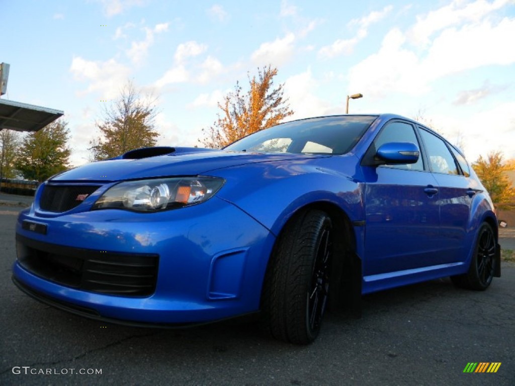 2008 Impreza WRX STi - WR Blue Mica / Carbon Black/Graphite Gray Alcantara photo #6