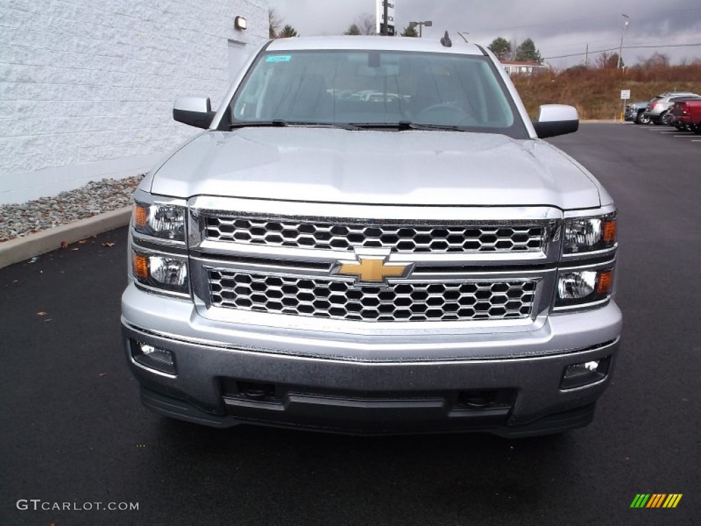 2015 Silverado 1500 LTZ Crew Cab 4x4 - Silver Ice Metallic / Jet Black photo #5