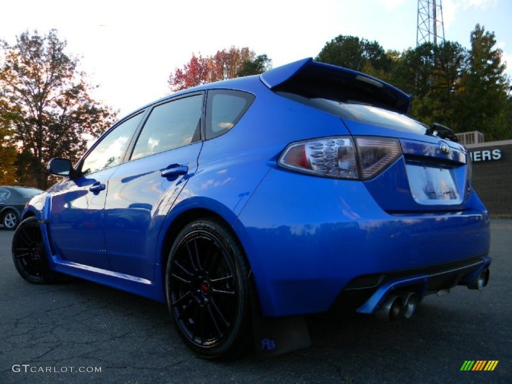 2008 Impreza WRX STi - WR Blue Mica / Carbon Black/Graphite Gray Alcantara photo #8