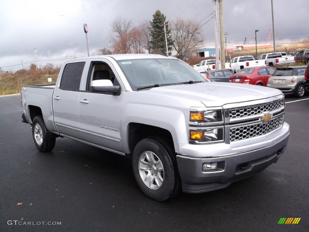 2015 Silverado 1500 LTZ Crew Cab 4x4 - Silver Ice Metallic / Jet Black photo #6