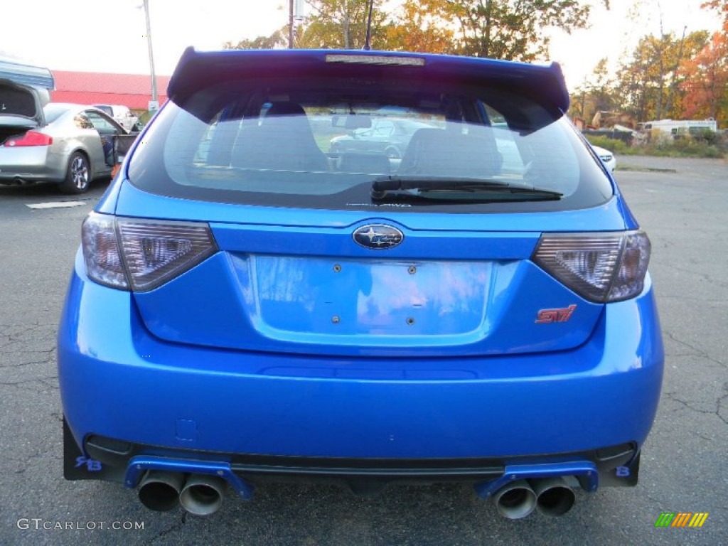 2008 Impreza WRX STi - WR Blue Mica / Carbon Black/Graphite Gray Alcantara photo #9