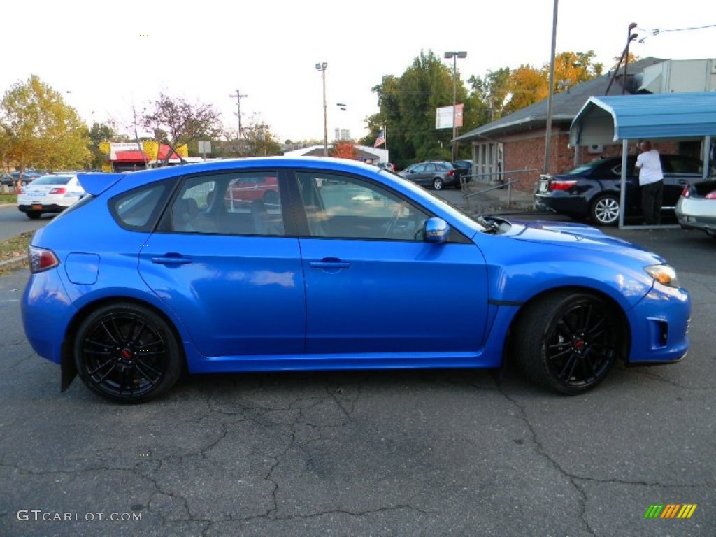 2008 Impreza WRX STi - WR Blue Mica / Carbon Black/Graphite Gray Alcantara photo #11