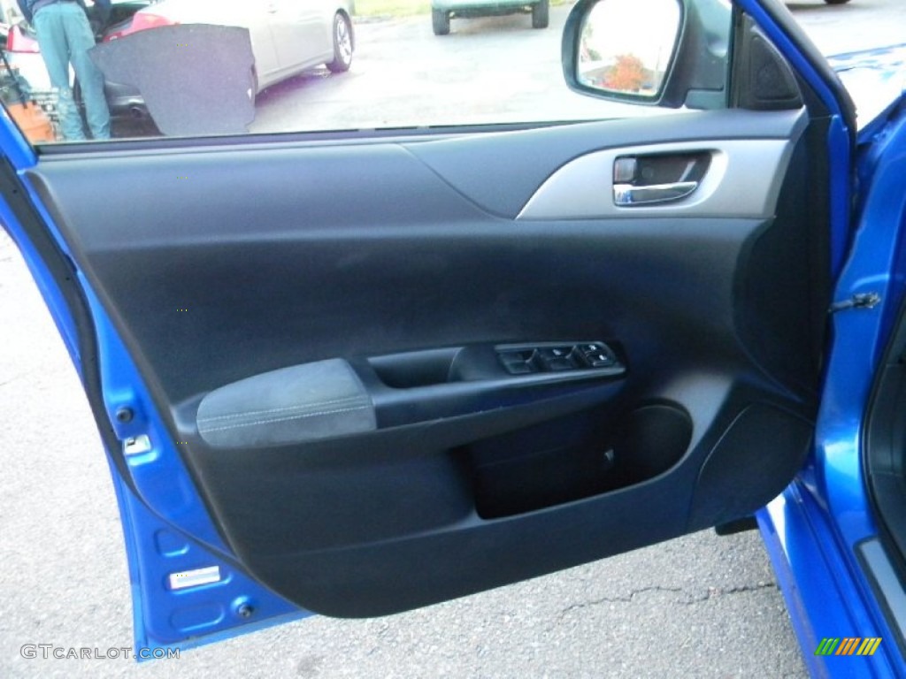 2008 Impreza WRX STi - WR Blue Mica / Carbon Black/Graphite Gray Alcantara photo #17