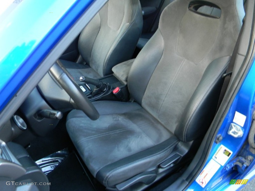 Carbon Black/Graphite Gray Alcantara Interior 2008 Subaru Impreza WRX STi Photo #98905102