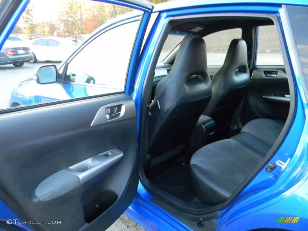 2008 Impreza WRX STi - WR Blue Mica / Carbon Black/Graphite Gray Alcantara photo #19