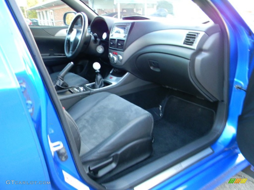 2008 Impreza WRX STi - WR Blue Mica / Carbon Black/Graphite Gray Alcantara photo #21