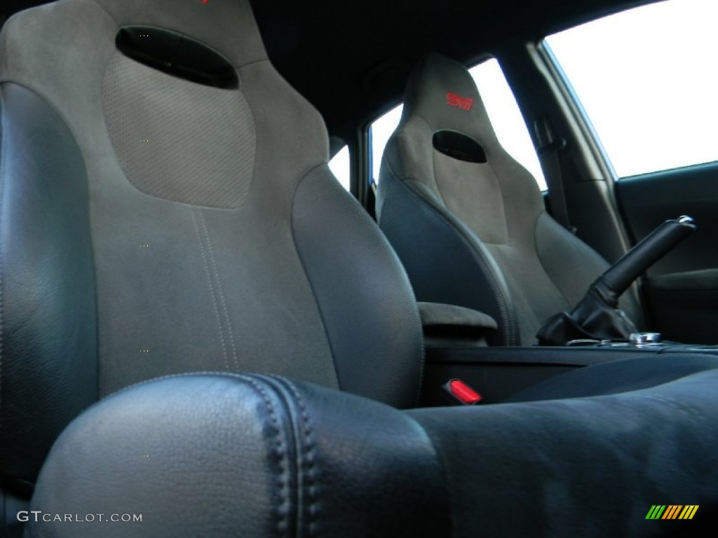 2008 Impreza WRX STi - WR Blue Mica / Carbon Black/Graphite Gray Alcantara photo #22