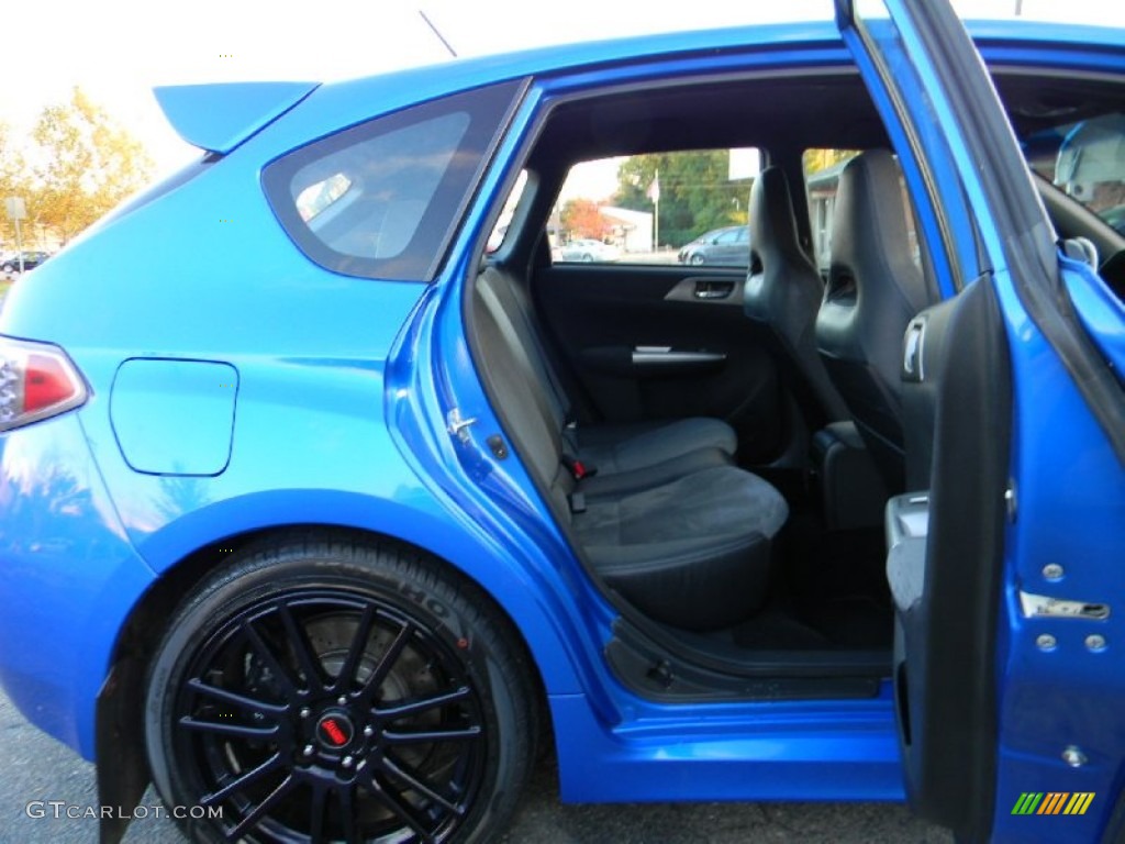 2008 Impreza WRX STi - WR Blue Mica / Carbon Black/Graphite Gray Alcantara photo #23