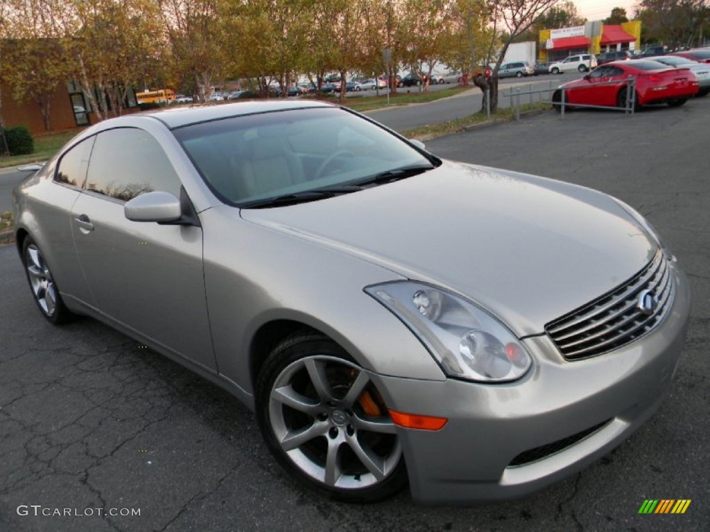 2003 G 35 Coupe - Desert Platinum Metallic / Willow photo #3