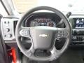 2015 Chevrolet Silverado 3500HD Jet Black Interior Steering Wheel Photo