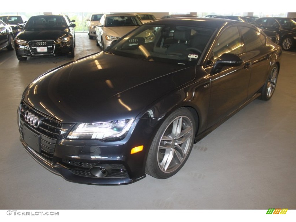 2015 S7 4.0 TFSI quattro - Moonlight Blue Metallic / Black Perforated Valcona photo #3