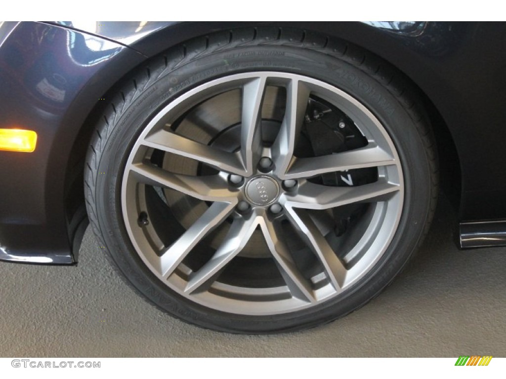 2015 S7 4.0 TFSI quattro - Moonlight Blue Metallic / Black Perforated Valcona photo #4