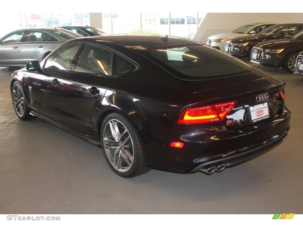 2015 S7 4.0 TFSI quattro - Moonlight Blue Metallic / Black Perforated Valcona photo #6