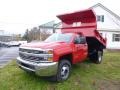 2015 Victory Red Chevrolet Silverado 3500HD WT Regular Cab Dump Truck  photo #2