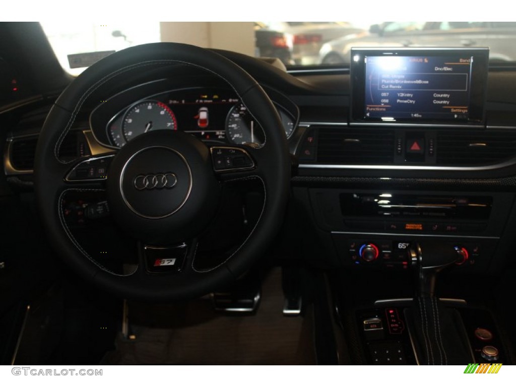 2015 S7 4.0 TFSI quattro - Moonlight Blue Metallic / Black Perforated Valcona photo #16