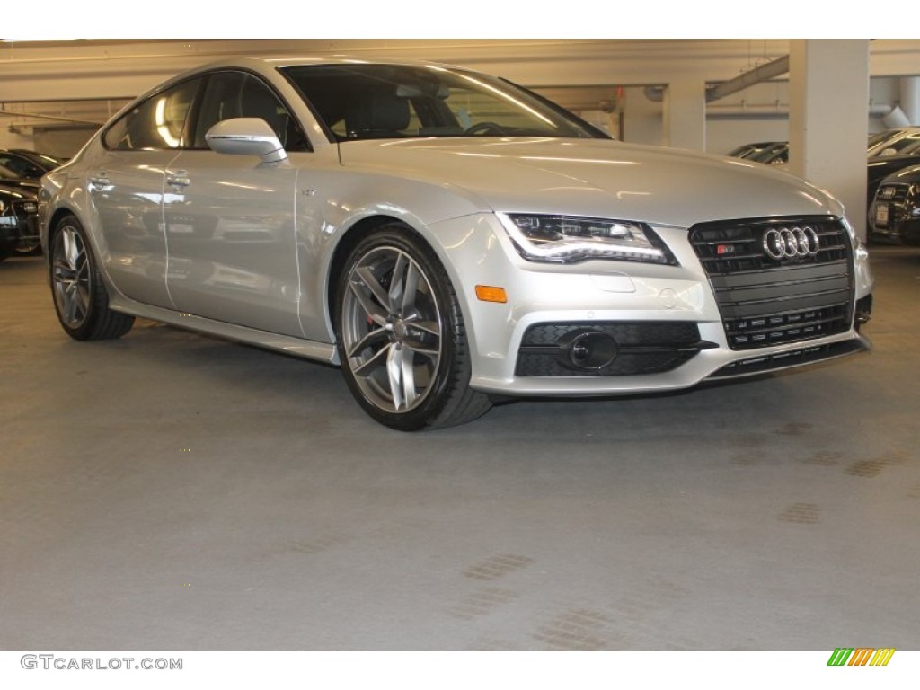 2015 S7 4.0 TFSI quattro - Ice Silver Metallic / Black Perforated Valcona photo #1