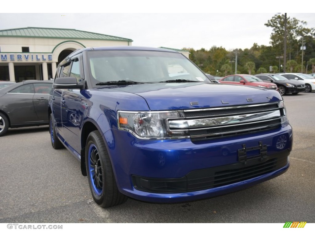 Deep Impact Blue Metallic Ford Flex