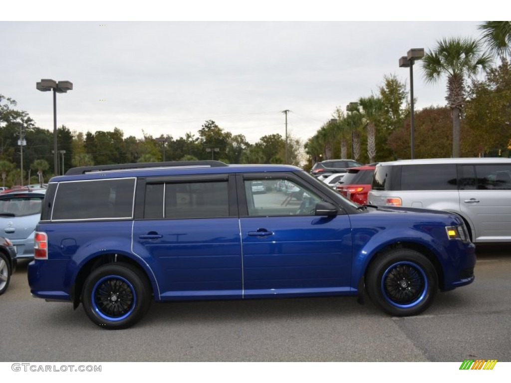 2013 Flex SE - Deep Impact Blue Metallic / Dune photo #2