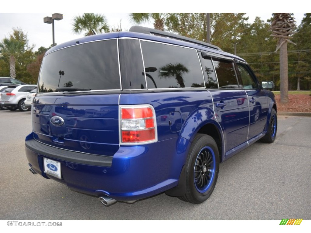 2013 Flex SE - Deep Impact Blue Metallic / Dune photo #3