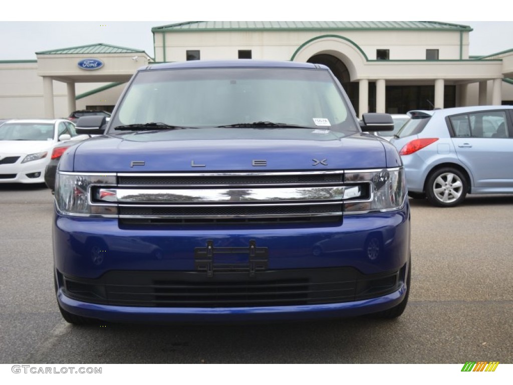 2013 Flex SE - Deep Impact Blue Metallic / Dune photo #8