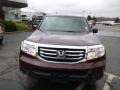 2015 Dark Cherry Pearl Honda Pilot LX 4WD  photo #2