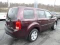 2015 Dark Cherry Pearl Honda Pilot LX 4WD  photo #5