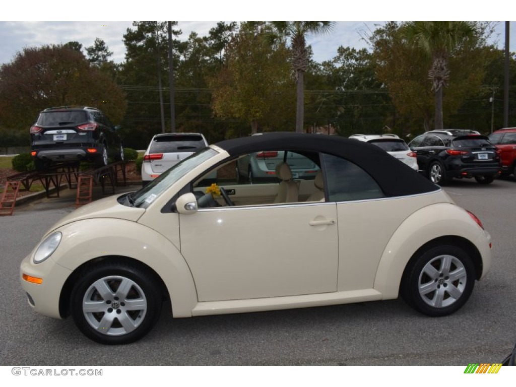 2007 New Beetle 2.5 Convertible - Harvest Moon Beige / Cream photo #6