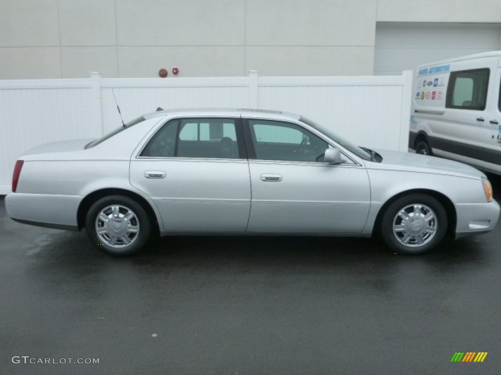 2003 DeVille Sedan - Sterling Silver / Midnight Blue photo #2