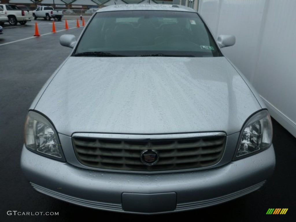 2003 DeVille Sedan - Sterling Silver / Midnight Blue photo #11